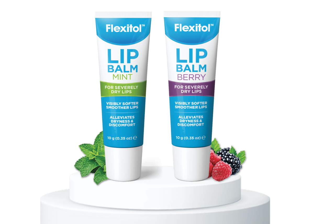 Flexitol lip balm mint and berry image