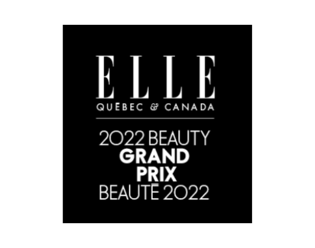 Logo for Elle Quebec & Canada 2022 Beauty Grand Prix Awards