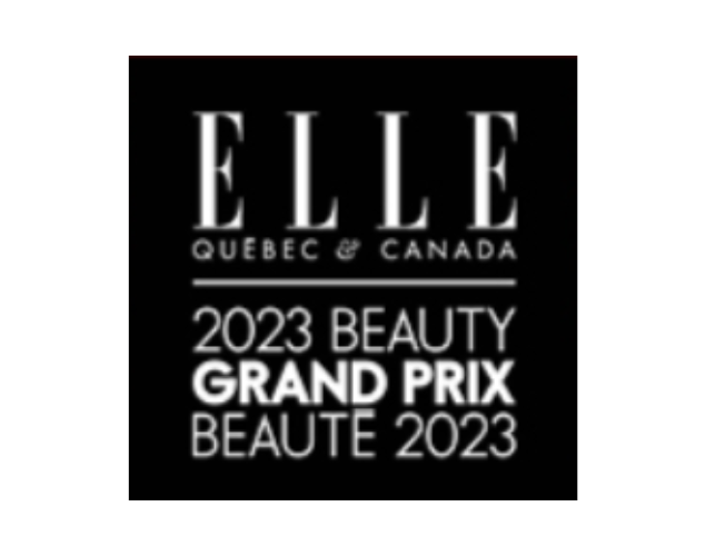 Logo for Elle Quebec & Canada 2023 Beauty Grand Prix Awards